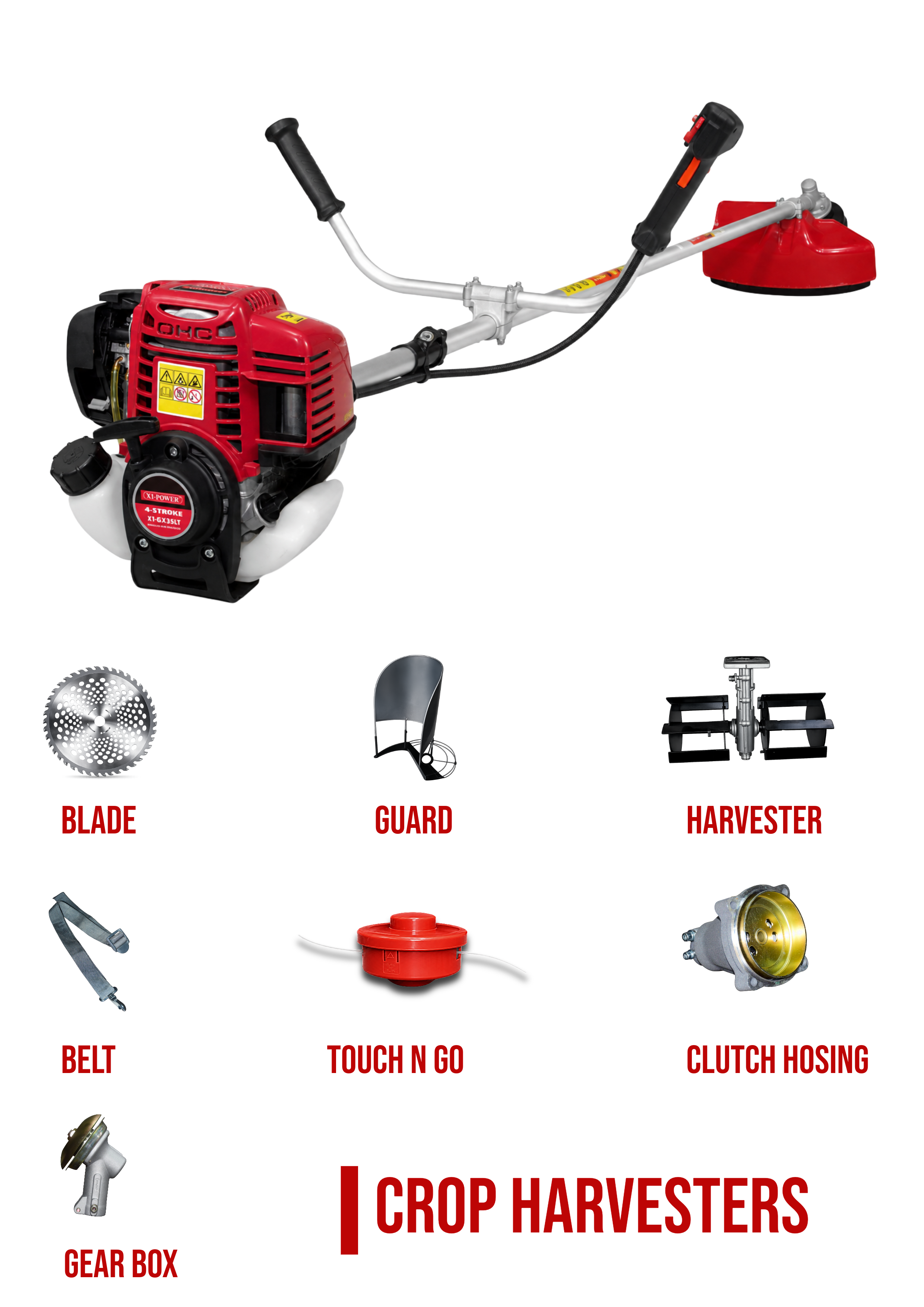 X1 Power by Bushra Impex - Crop Harvesters